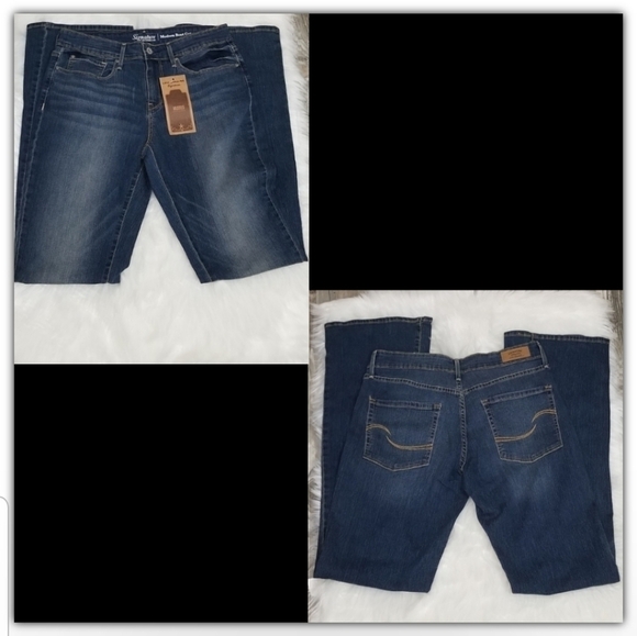 NWT LEVIS STRAUSS SIGNATURE JEANS 10IR Modern boot cut - Picture 2 of 4